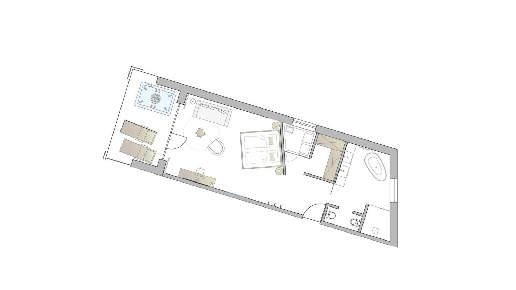Oliven- & Genusshotel Hirzer Schenna Bilik gambar